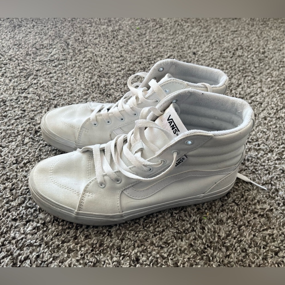 White Filmore Hightop Vans